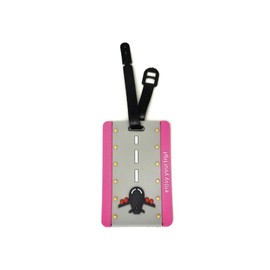 Colorful & Fun Travel Suitcase ID Luggage Tag and Suitcase Label (Airplane Runway ~ 4.1" X 2.6")