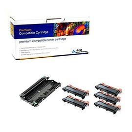AIM Distribution Compatible Replacement for Brother DR-630/TN-660VB Drum/Toner Value Combo Pack (1ea-12000 Page Yield/5ea), Black