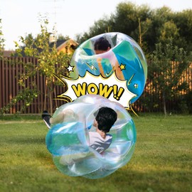 Inflatable Bumper Balls for Adults, Sumo Human Hamster Balls for Adults, Body Bumpers Ball Full Body for Outdoor Team Gaming Play (1PC (4FT))