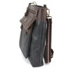 CHALA GEMINI Crossbody Canvas Gift Messenger Bag Black - Cross