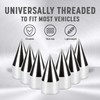 Pilot Automotive Pilot IP-2049 Spiked Chrome Finished Valve Caps, 1