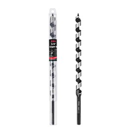 ZKH Auger Drill Bit for Wood, 5/8 x 17 Inch Long Auger Bit with 3/8" Hex Shank, High Carbon Steel Wood Drill Bit with Self-Positioning Tip, Smooth Drilling for Soft and Hardwood, Plastic, Drywall