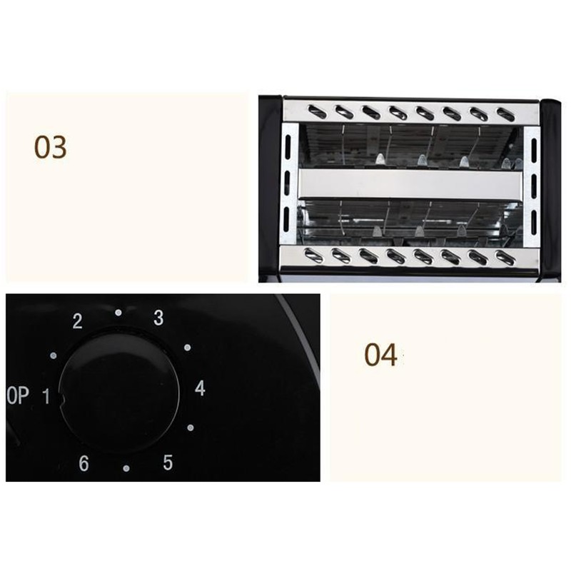 BH 002 Automatic Toaster Multifunctional 2 Slice Toaster Home Breakfast