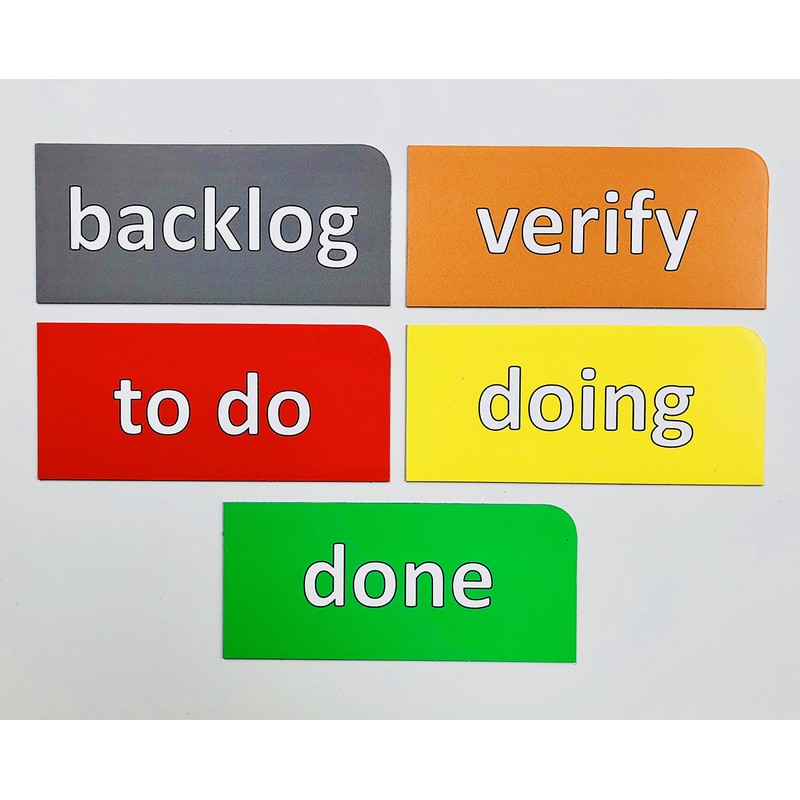 SMILEYBOARD 5 Magnetic Scrum Cards