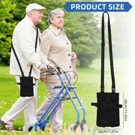 Urindrainagebeutelhalter,Katheterbeutel Halterung Bein,GroßE KapazitäT Verdeckte Katheterbeutelabdeckung Mit Verstellbarem Riemen Und Unsichtbarem Schlitz(Schwarz),Katheterbeutel Mit Ventil