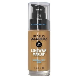 Revlon Colorstay Longwear SPF 20 Makeup Foundation for Normal and Dry Skin, Toast