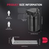 BDFHYK 300ml Oil Catch Can Kit, Universal Baffled Catch Can