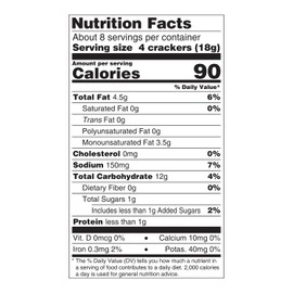 Breton Crackers, Gluten Free Herb & Garlic, Pack of 3