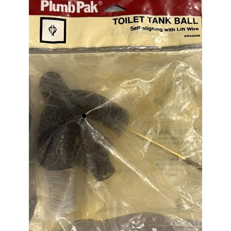 BALL Plumb Pak Toilet Tank Ball Self-Aligning w/Lift Wire (1