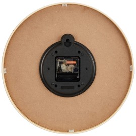 KNIMA KNB88068 Wall Clock, Educational Watch, Natural, Stylish, Scandinavian Natural Wood, Sweep Movement, Pasrell, Diameter 12.4 x Depth 1.8 inches (31.5 x 4.5 cm)