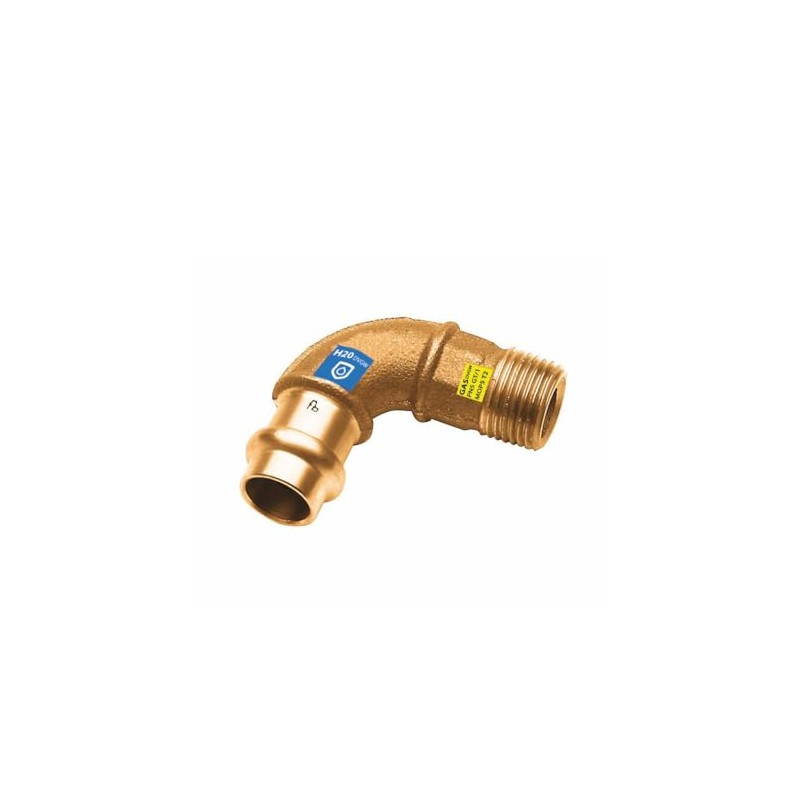 Sanpro Press Fitting 90° Angle - Elbow with Male Thread,