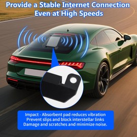 Starlink Mini Car Suction Mount, Secure Mounting Kit for Car Windows & Sunroofs, Strong Suction Design Ensure Stable Satellite Signal for RVs, Boats,Caravans, Trucks and Road Trips