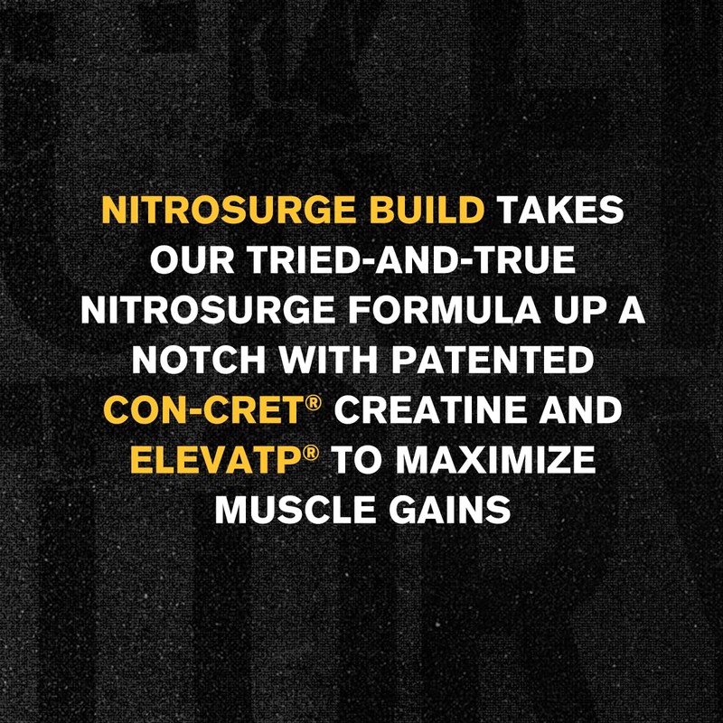 Jacked Factory Nitrosurge Build Pre Workout with Creatine for Muscle