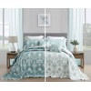 Blythease Oversized King Bedspread, Jacquard Matelasse Damask Pattern Design, Lightweight,
