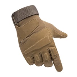 RATASK Heavy Duty General Work and Outdoor Gloves, Paintball workout hiking, Cycling, outdoor activity, gardening gloves, (Khaki, Medium)