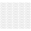 50 Pcs Gutter Hooks,Mini Plastic Outdoor Christmas Lights Hanging Hooks