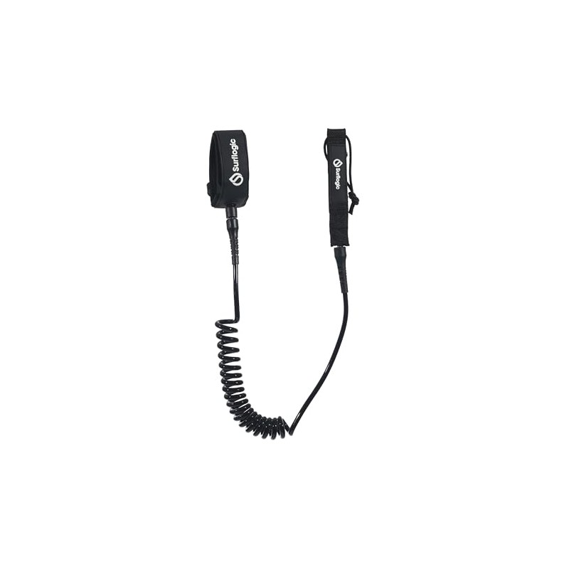 SURF LOGIC Surflogic Leash Foil Coil Ankle 6 Accessories, Adults