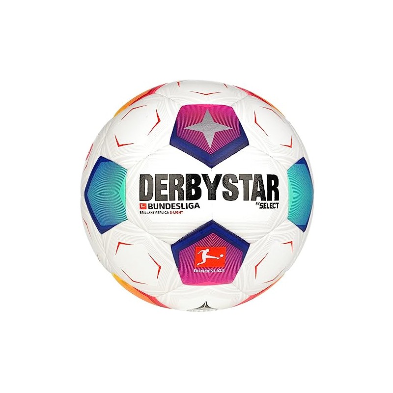 Derbystar Unisex - Adult Bundesliga Brilliant Replica S Football, Multicoloured,