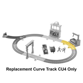 Mattel Replacement Yellow Curve Track CU4 for Thomas Train - Thomas and Friends Trackmaster Monkey Palace Set - FXX65