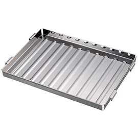 Captain Stag UG-2039 2-in-1 Barbecue Stove, Open-Air Grill, Collapsible, Kamado Smart Grill, B5 Model, Charcoal Tray [Exchange Parts], Silver, Product Size: Approx. 260 x 175 x 20mm Height