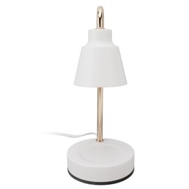Aqur2020 Lámpara de Vela de Cera de Fusión Aromática Mesita de Noche Cera Decorativa de Noche Blanca para Decoración de Lámpara Luz Dormitorio con Esencial para Aromaterapia para Mini 110