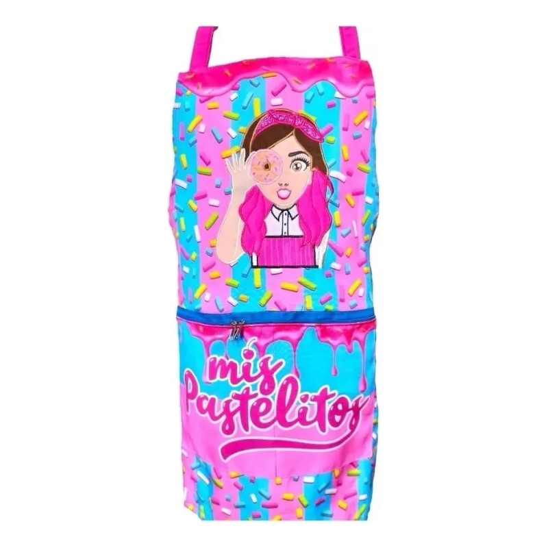 Movasa Mandil Babero Delantal Bordado Mis Pastelitos Cocina