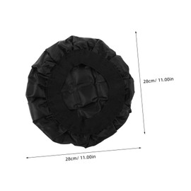 Vaguelly Reusable Thermal Hair Cap for Deep Conditioning Hair Coloring Stylish Black Heat Cap for Oil Processing Comfortable Gel Material Suitable for Home Spa and Salon Use