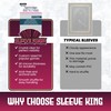 Sleeve Kings Standard Card Sleeves – 110 Count, Clear 60