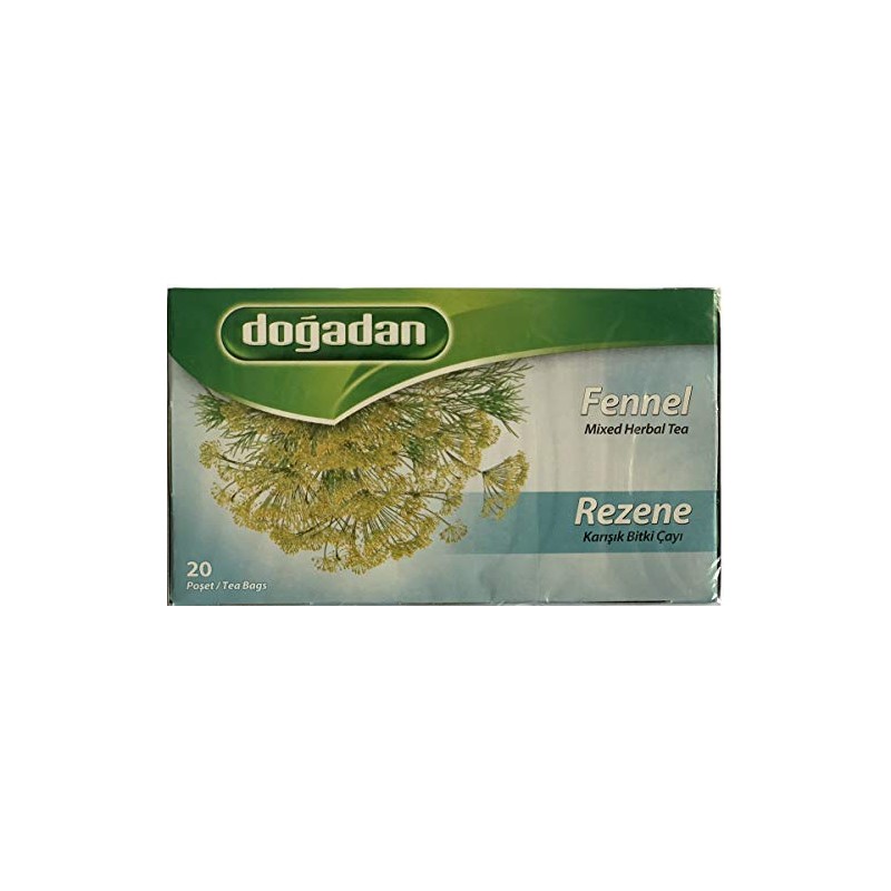 Dogadan Fennel Herbal Tea 20 Tea Bags (Rezene Cayi)