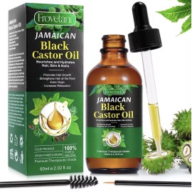 MAANI ESSENCE ORGANIC JAMAICAN BLACK CASTOR OIL 100% PURE AND NATURAL (USA SELLER)