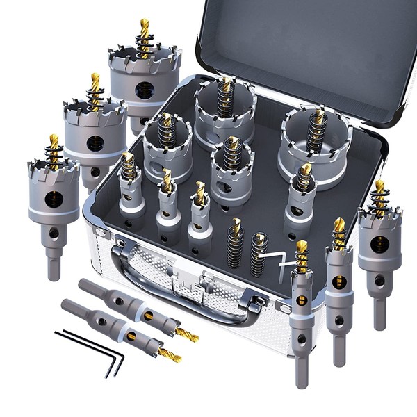GSTK Upgrade Heavy Duty Carbide TCT Carbide Hole Saw Kit