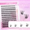 FADLASH Lash Clusters DIY Eyelash Clusters Natural Waterproof 0.07 D