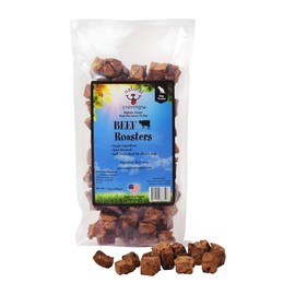 Natural Cravings Beef Roaster Bites Dog Chews, 3.5 Ounces, Beef Lung Treats