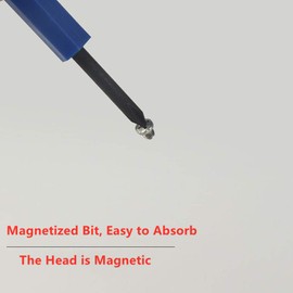 Harita Screwdriver Sets with Magnetic Precision Bits Plastic Case, Mini Screw Driver Tool Phillips/Slotted Head Tips Kits for Repair Electronics, MacBook, CellPhone, Tablet PC, Eyeglass, Watch, 8 in 1