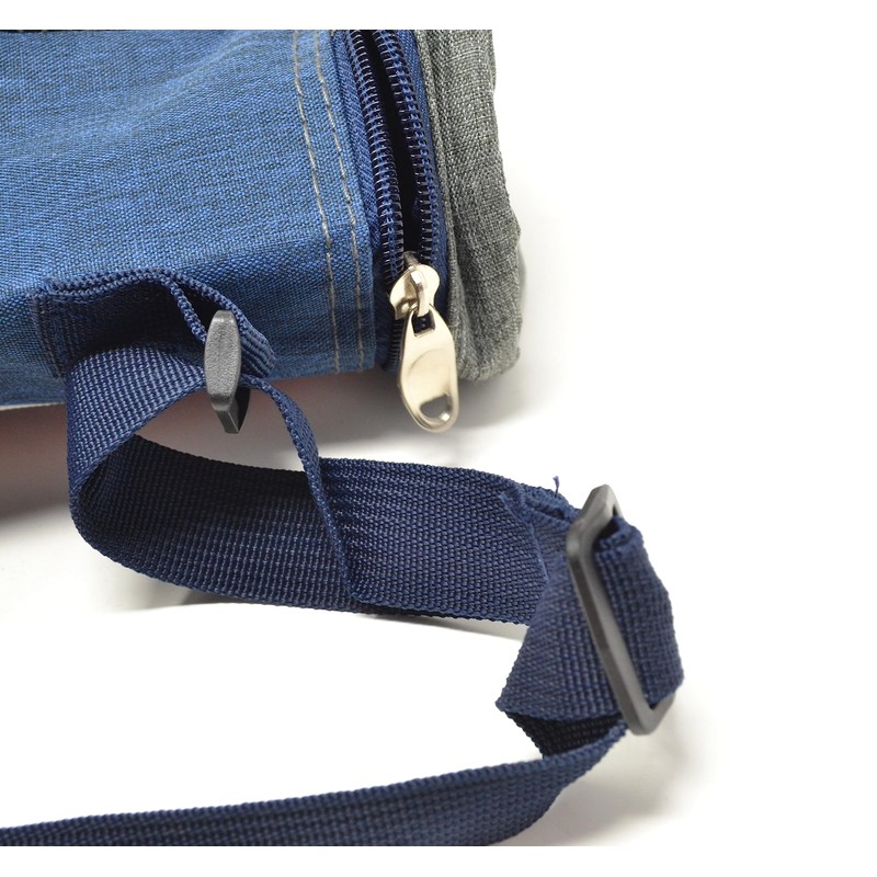 BETTER WITH FRIENDS Blue 1.5L Portable Cooler Bag with Bottle