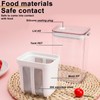 Greek Yoghurt Sieve Whey Separator: Simple Lid Milk Strainer with