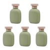 RUIAN 3.4oz Travel Shampoo Bottle, 5pcs Squeezable Plastic Bottles with