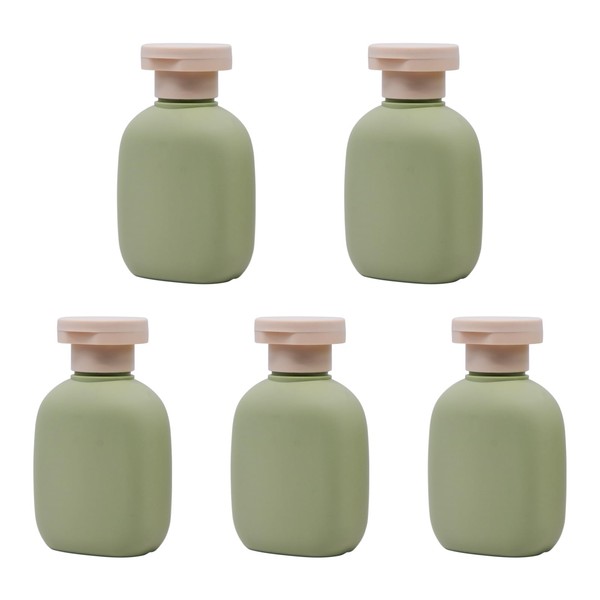 RUIAN 3.4oz Travel Shampoo Bottle, 5pcs Squeezable Plastic Bottles with