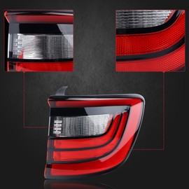 Duolctrams Outer LED Tail Light Rear Lamp Assembly Compatible with 2014-2023 Dodge Durango Right Passenger Side 68155948AC 68272126AA
