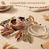 12 PCS Leopard Hair Accessories Set, Headbands & Clips Gift
