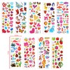 20 Sheets of 3D Stickers for Kids & Toddlers, Multiple