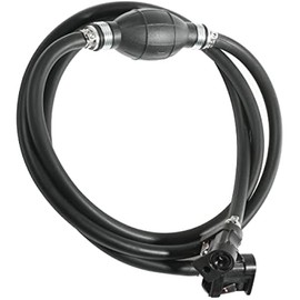 6FT Boat Motor Fuel Line Hose with Primer Bulb Steel Hose Clamps,Universal ID 5/16" Boat Fuel Line Assembly Kit,Compatible with Outboard RVs Tractors Caravans Boats Fuel Line