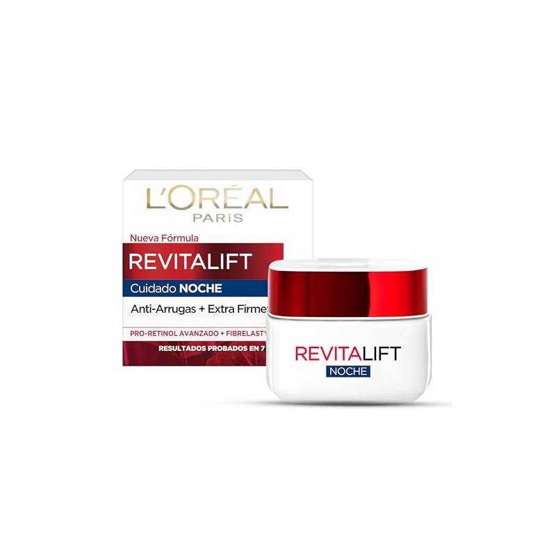 L'Oreal Paris, Crema De Noche Revitalift, 50Ml