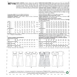 McCall's Patterns M7116 Misses' Dresses, Size B5 (8-10-12-14-16)