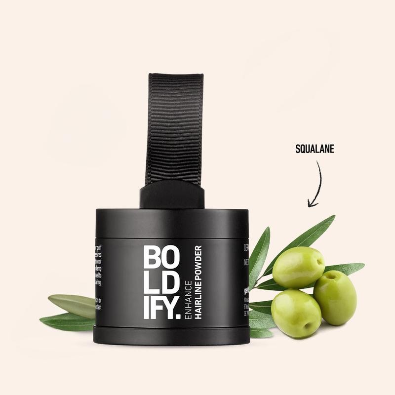 BOLDIFY Enhance Hairline Powder for Roots and Hair Loss:_Light Brown_4