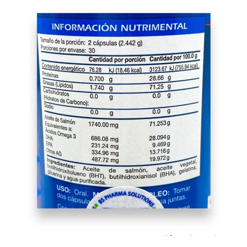 Promega Capsulas Omega Sabor