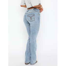 Justalwart Flare Jeans for Women Stretch (US 12-14)