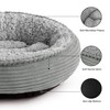 Love's cabin Round Donut Cat and Dog Cushion Bed, 20in