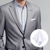 Pack of 2 Pocket Squares White, Pocket Square Silk, 40