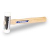 VAUGHAN Nylon Face Hammer, Chrome Plated Zinc Alloy Head, 1